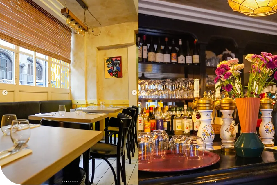 Intérieur du restaurant